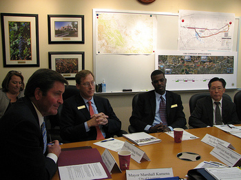 Congressman Garamendi at Transportation Meeting