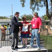 Congressman Garamendi Presents a Congressional Commendation to North Day Stand Down Organizers Jeffrey and Lynn Jewell