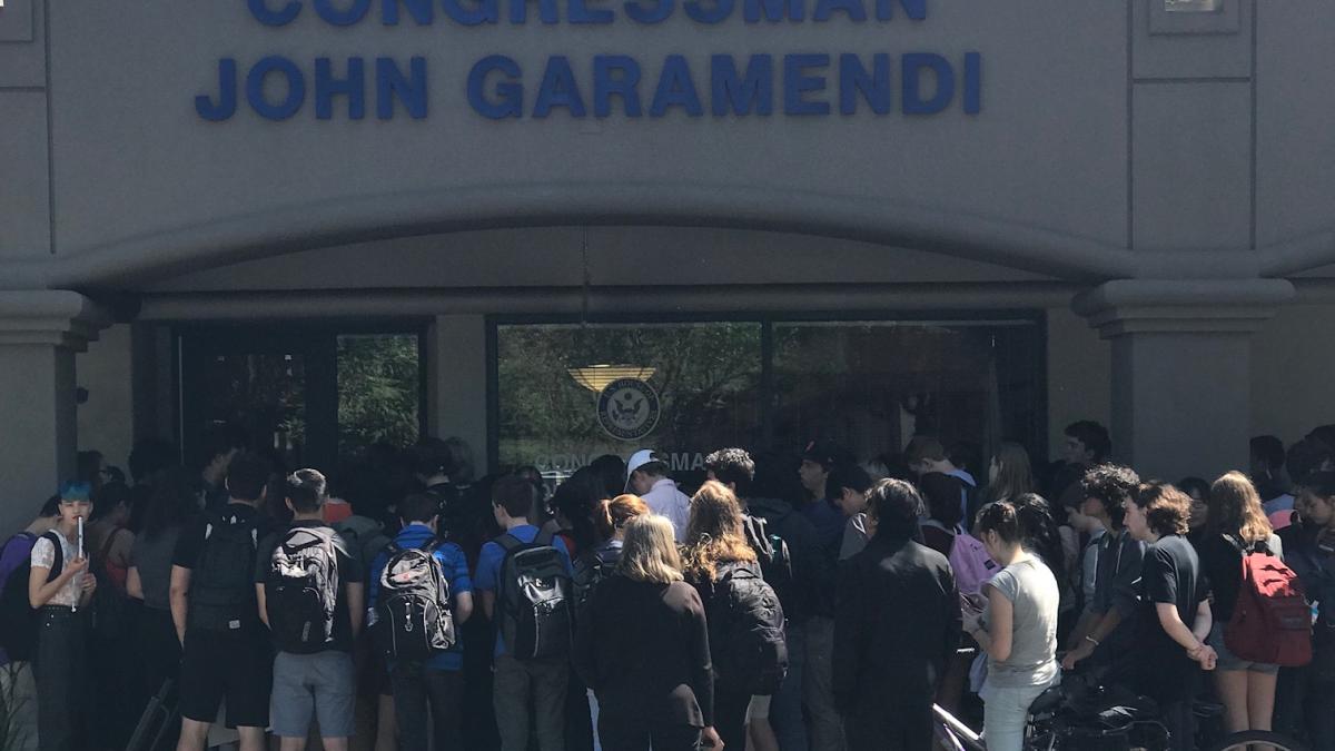 Rep. John Garamendi  with constituents