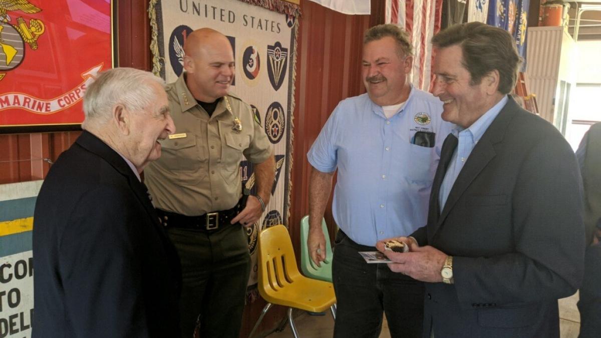 Iwo Jima Veteran  Clinton 