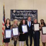 Congressman John Garamendi with a few Women of the Year awardees.