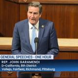 Representative Garamendi speaks on the House Floor. 