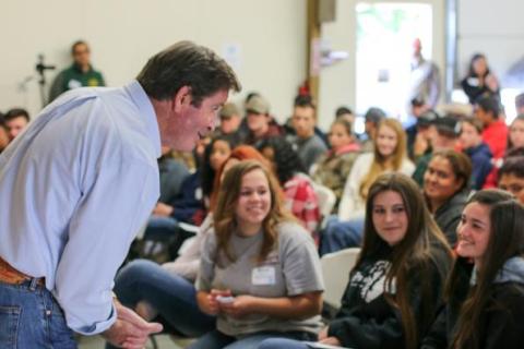 Rep. John Garamendi  with constituents