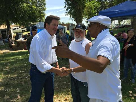 Rep. John Garamendi  with constituents