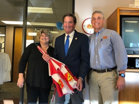 Congressman Garamendi at Jelly Belly.