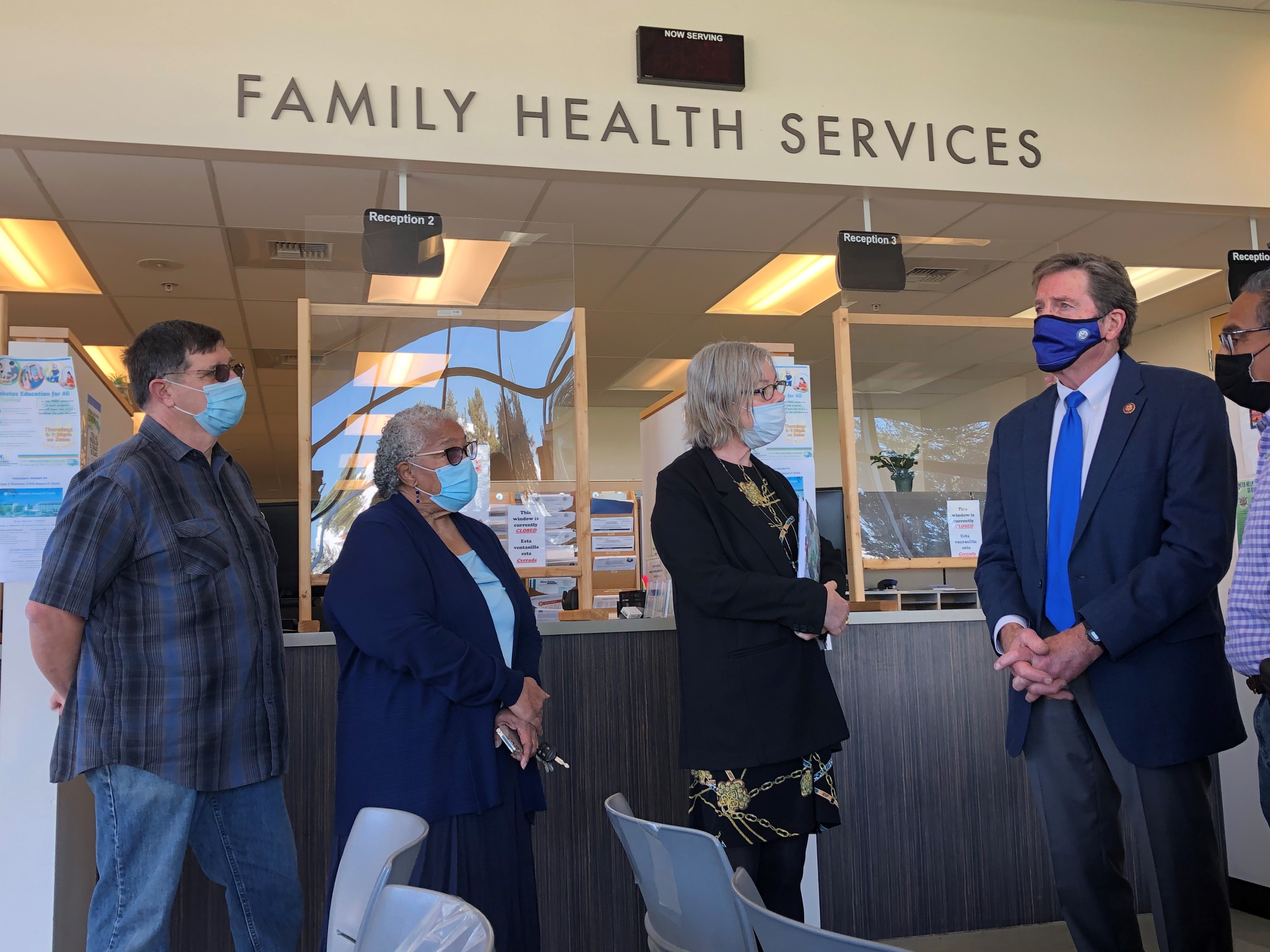 Congressman Garamendi at Solano Healthcare Clinic