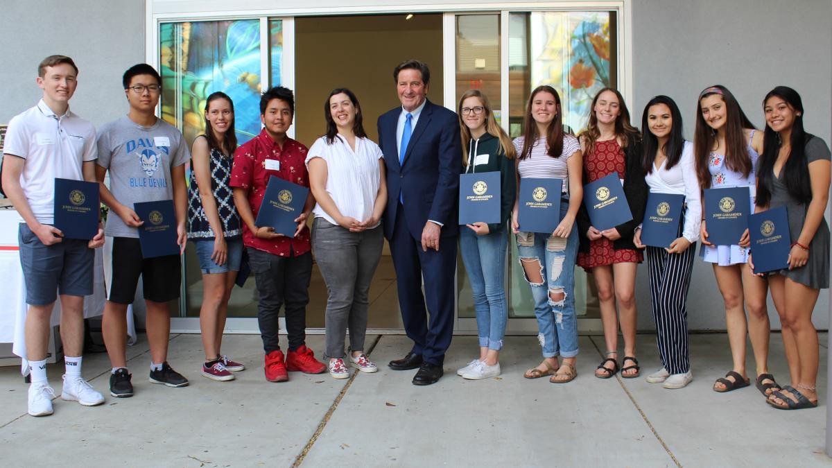 Rep. John Garamendi  with constituents