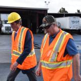 John Garamendi in construction vest